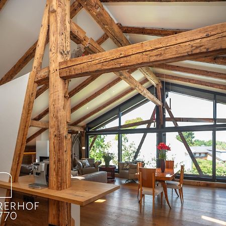 5 Sterne Penthouse-Loft Gut Stohrerhof Bis 4 Personen Dießen am Ammersee المظهر الخارجي الصورة