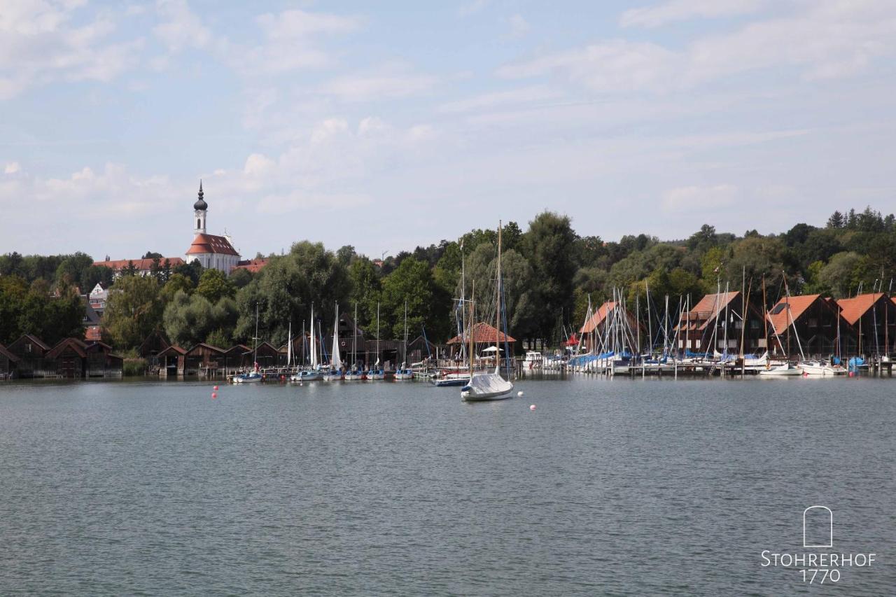 5 Sterne Penthouse-Loft Gut Stohrerhof Bis 4 Personen Dießen am Ammersee المظهر الخارجي الصورة