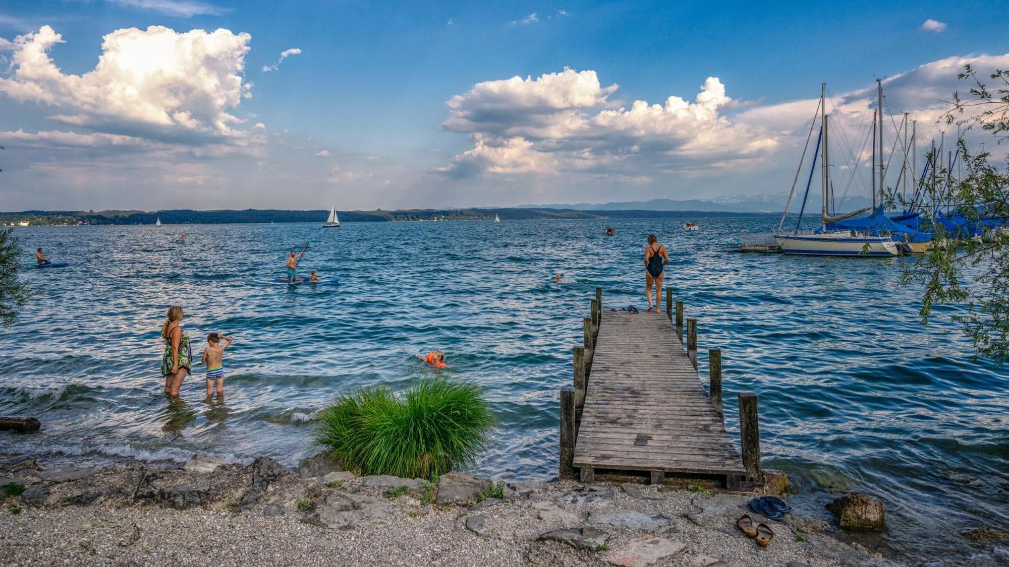 5 Sterne Penthouse-Loft Gut Stohrerhof Bis 4 Personen Dießen am Ammersee المظهر الخارجي الصورة